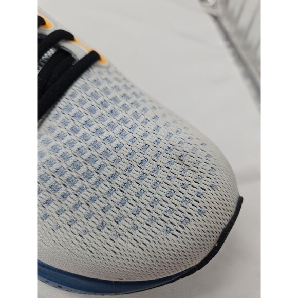 Men's Brooks Glycerin 21, White/Sapphire/Orange, 8 D Medium US - Picture 7 of 16